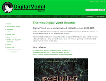 Tablet Screenshot of digitalvomit.com